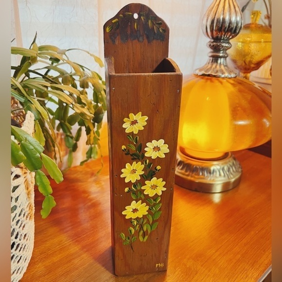 Vintage Other - Vintage Wooden Match Box